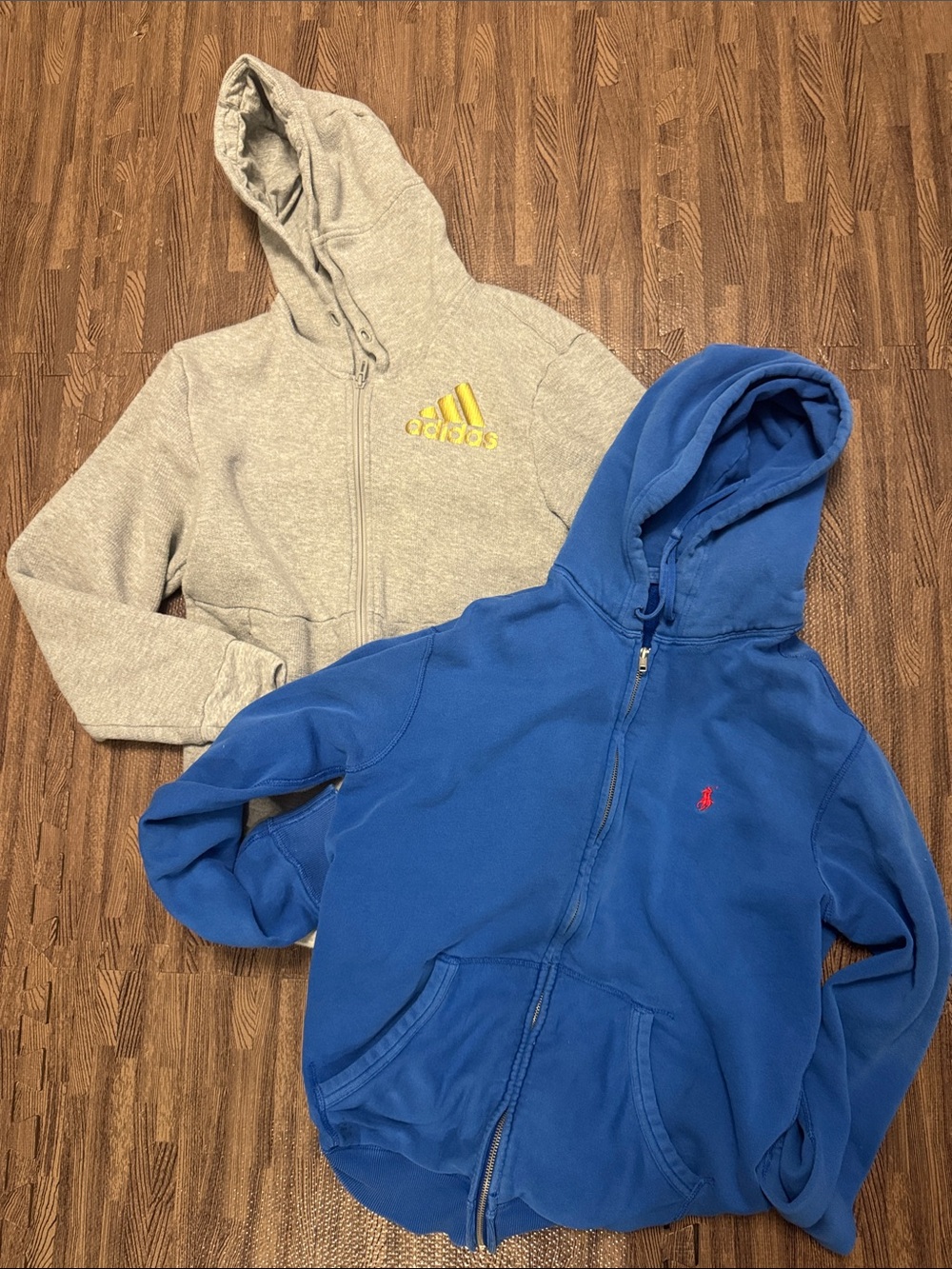 Bundle 2 of Ralph Lauren & adidas Men hoodies- show wear